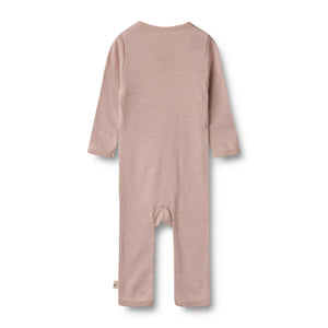 Wheat Wool Jumpsuit L/S Dusty dry rose