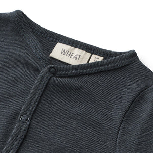 Wheat Wool Jumpsuit L/S Dusty Navy