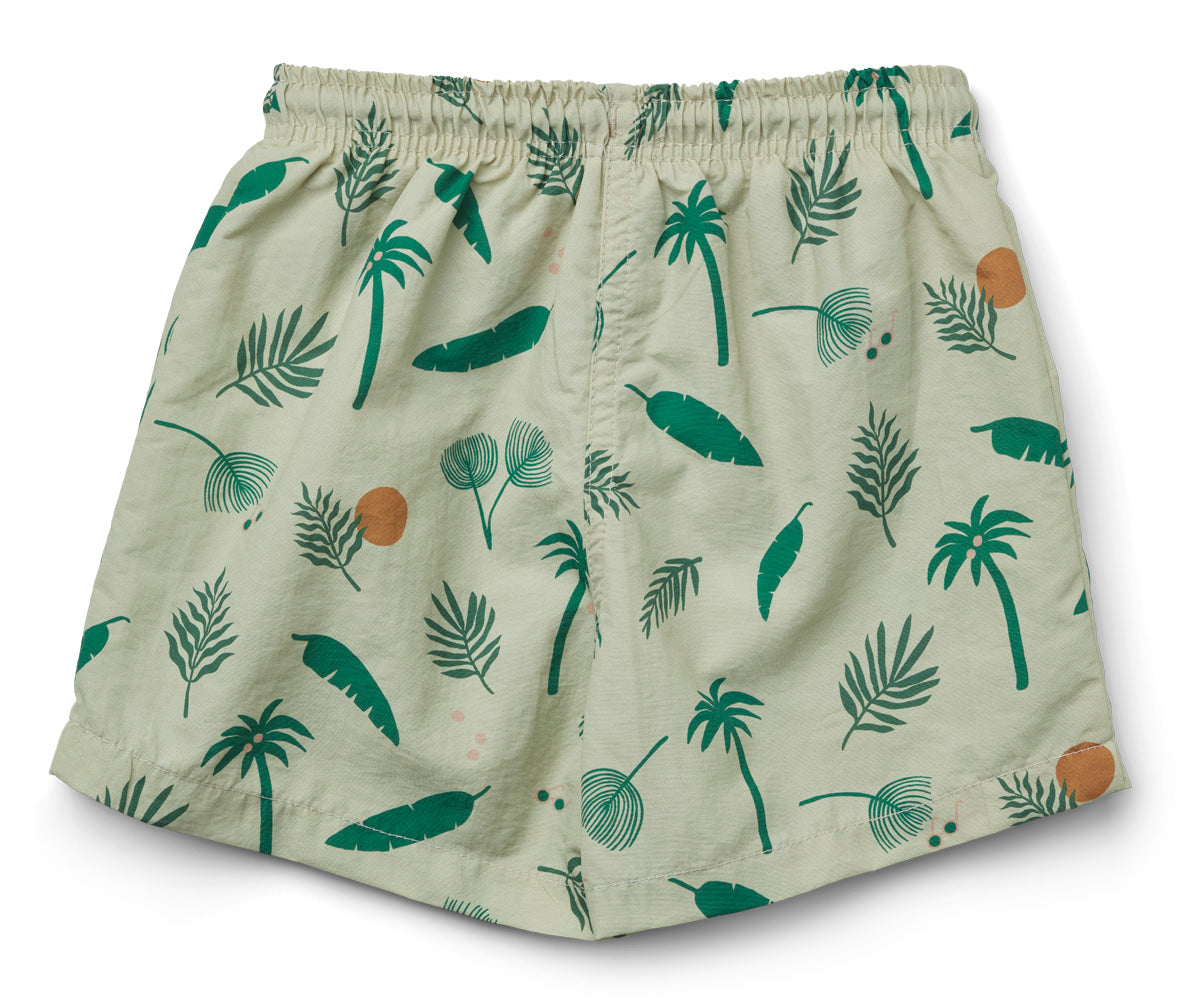Liewood Duke board shorts Jungle/dusty mint mix