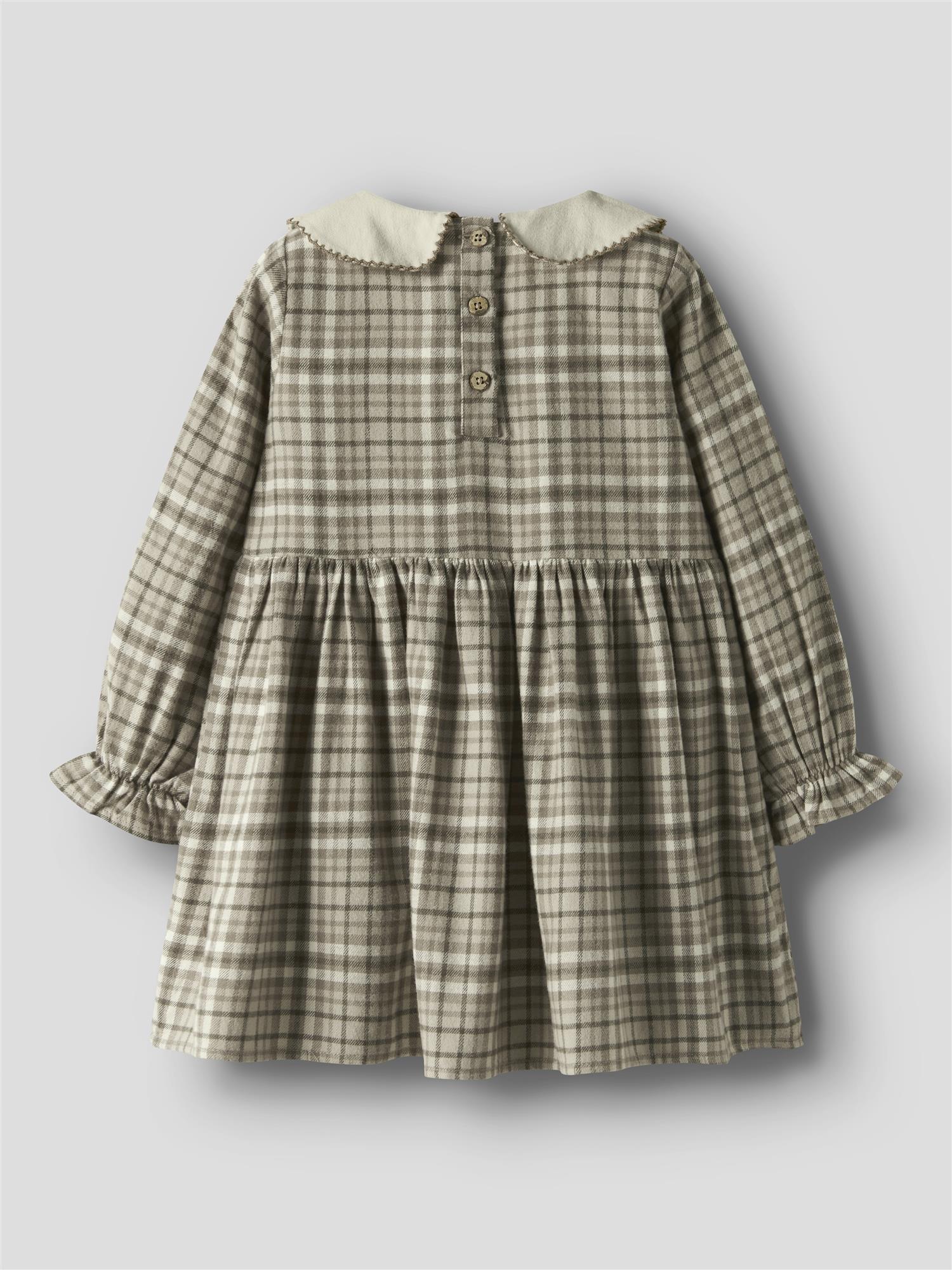 Lil Atelier REBEL LS DRESS SOLID Sepia Tint