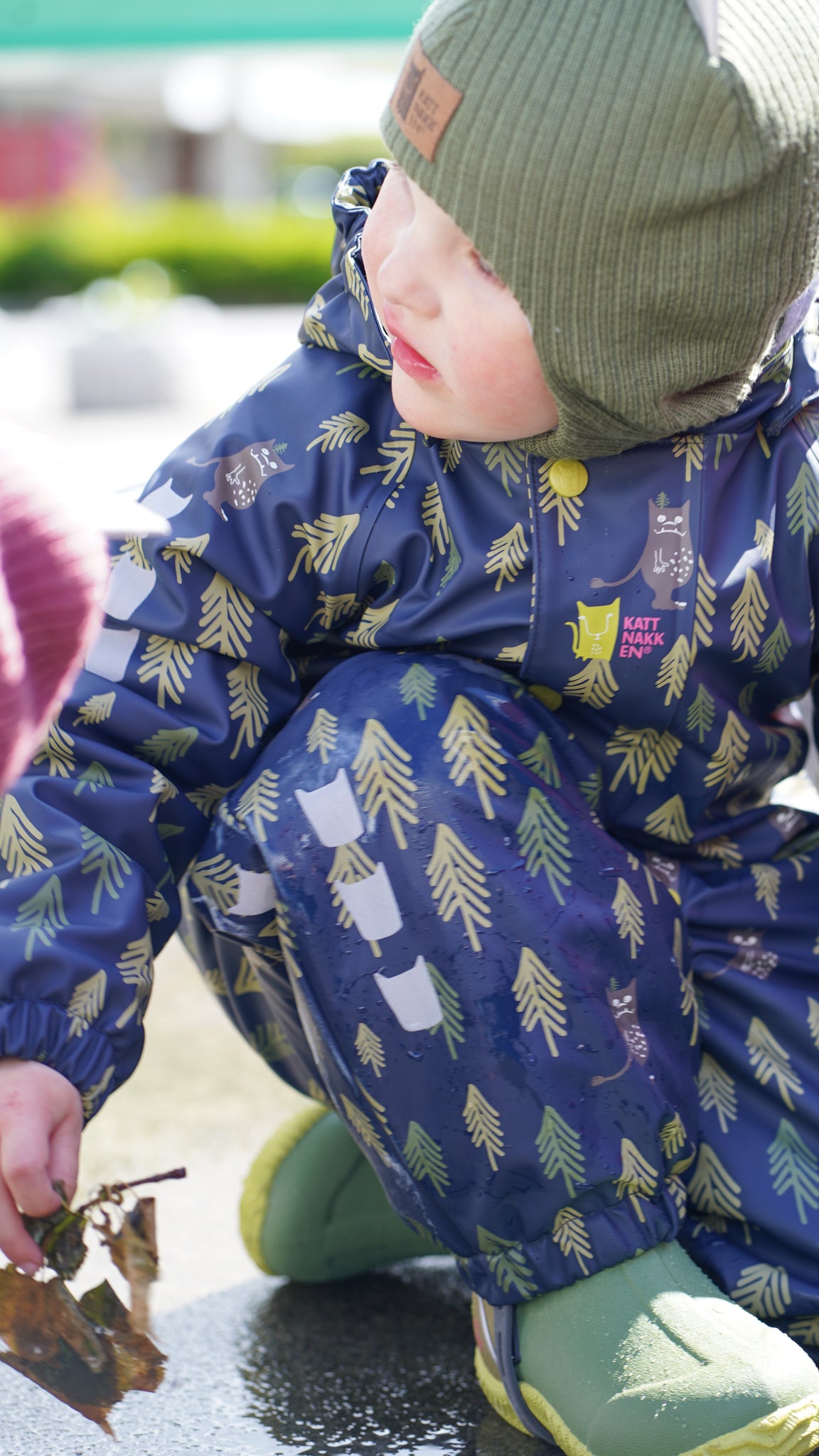 Kattnakken Vinterregndress Slaps Marine