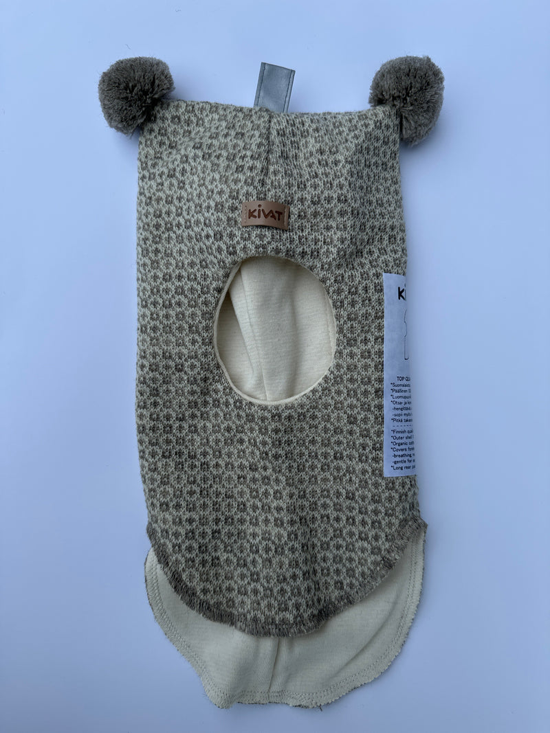 Balaclava Lue Ull Dots Beige