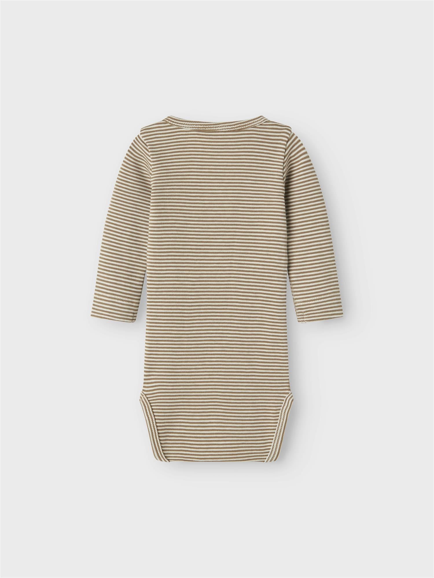 Lil Atelier OHIO LS SLIM BODY Sepia stripe