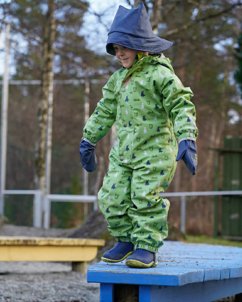 Kattnakken Regnvottar Barn Marine