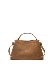 SELECTED STELLA MEDIUM SUEDE BAG Tan