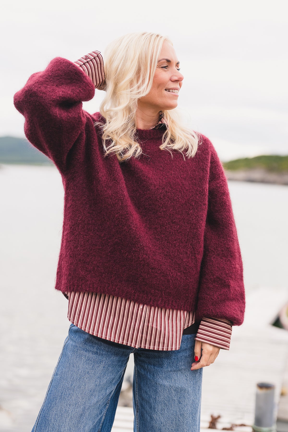 Raus Thea Amalie Pullover  Choco Truffle