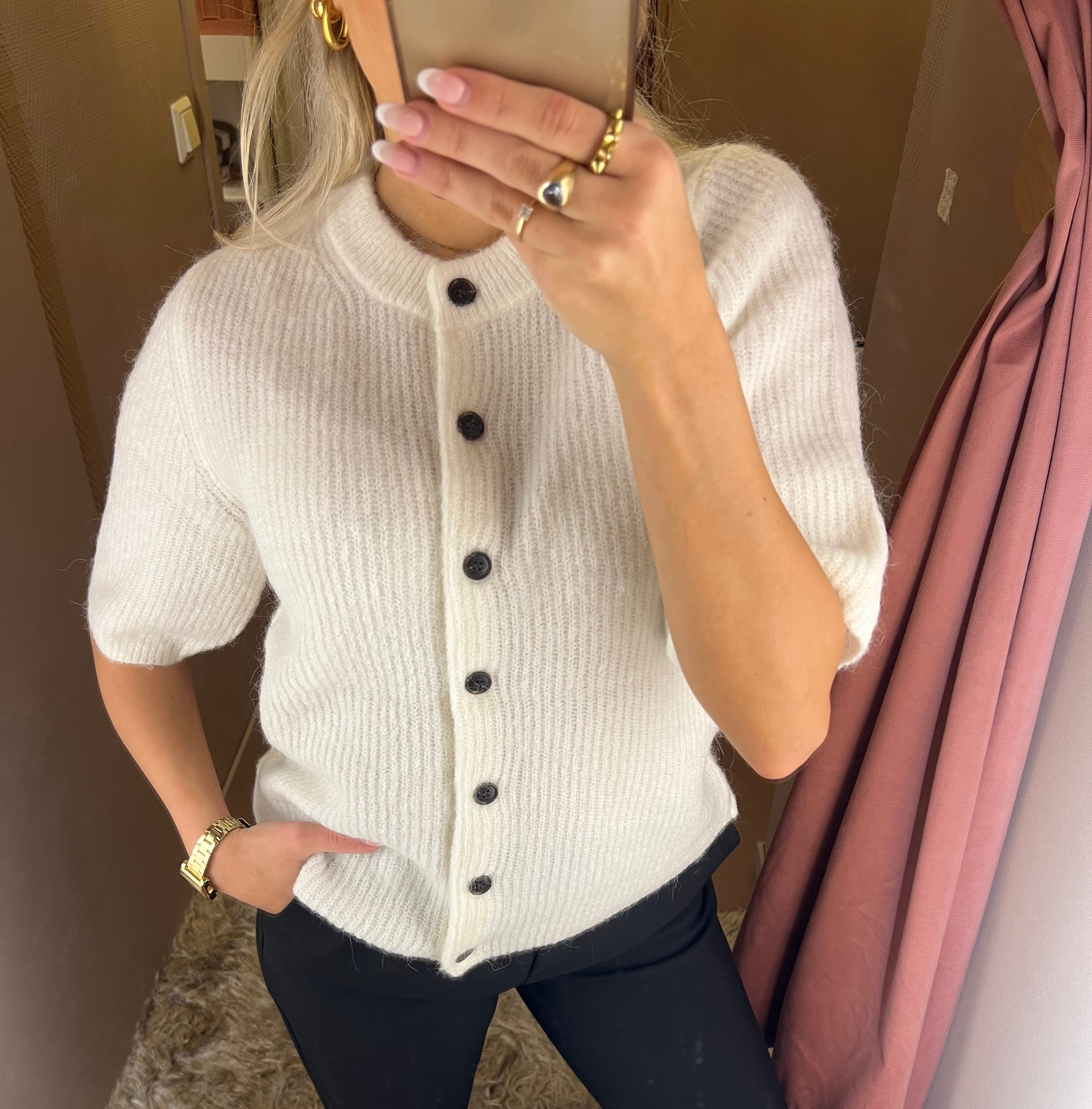 MSCHJinie Hope 2/4 Cardigan Egret