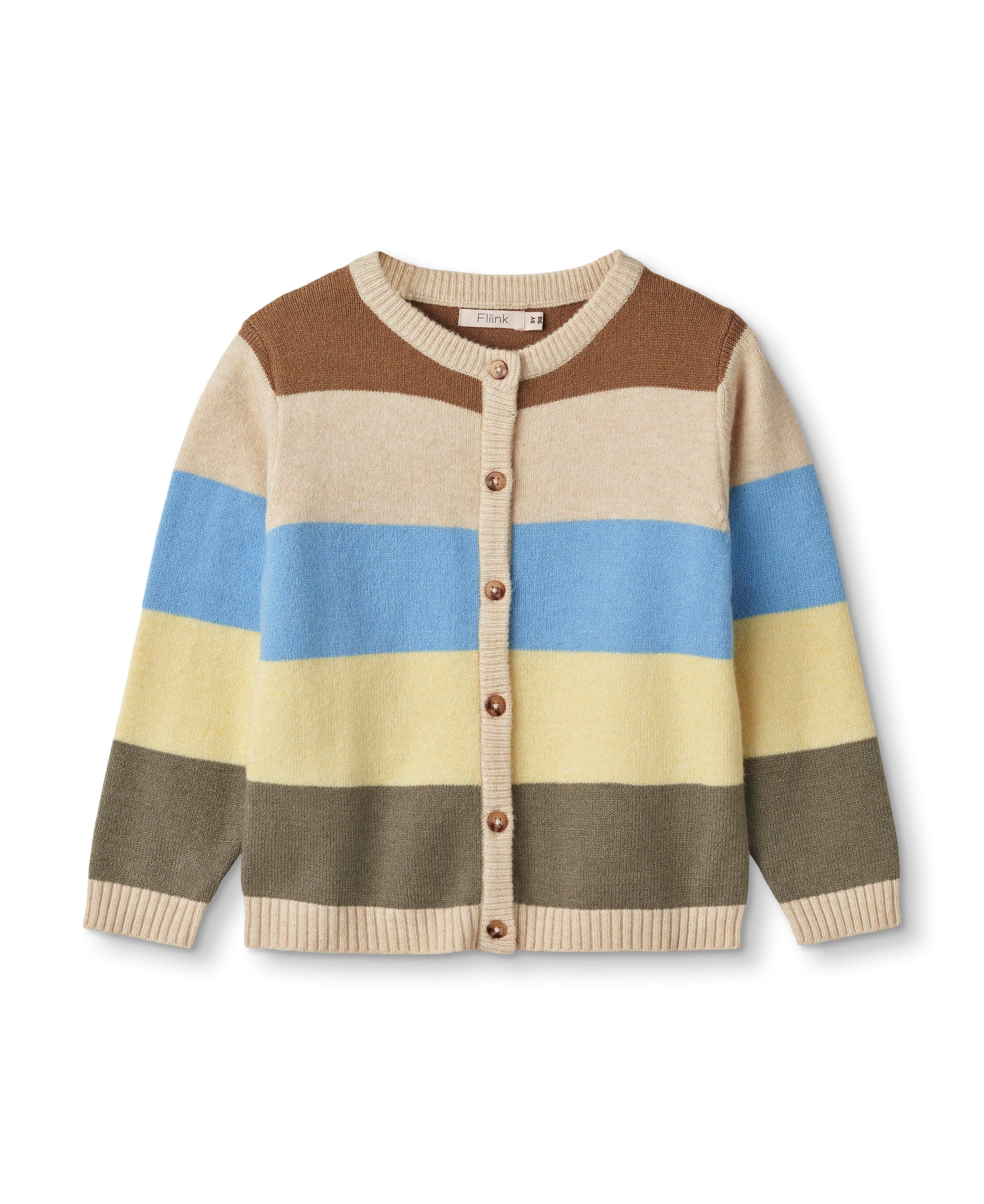 Fliink MULTI STRIPE CARDIGAN