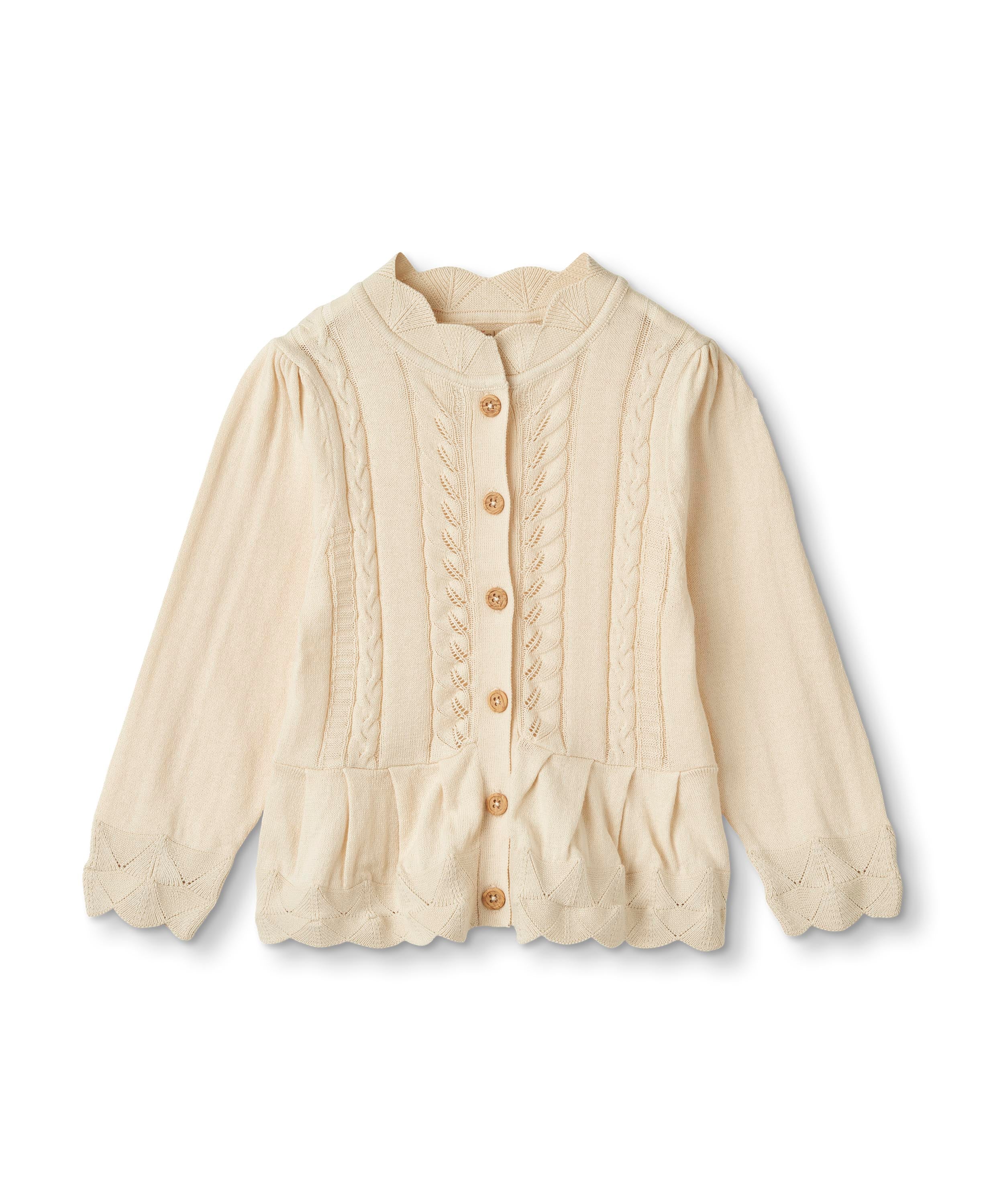 Fliink OMA LS CARDIGAN SANDSHELL