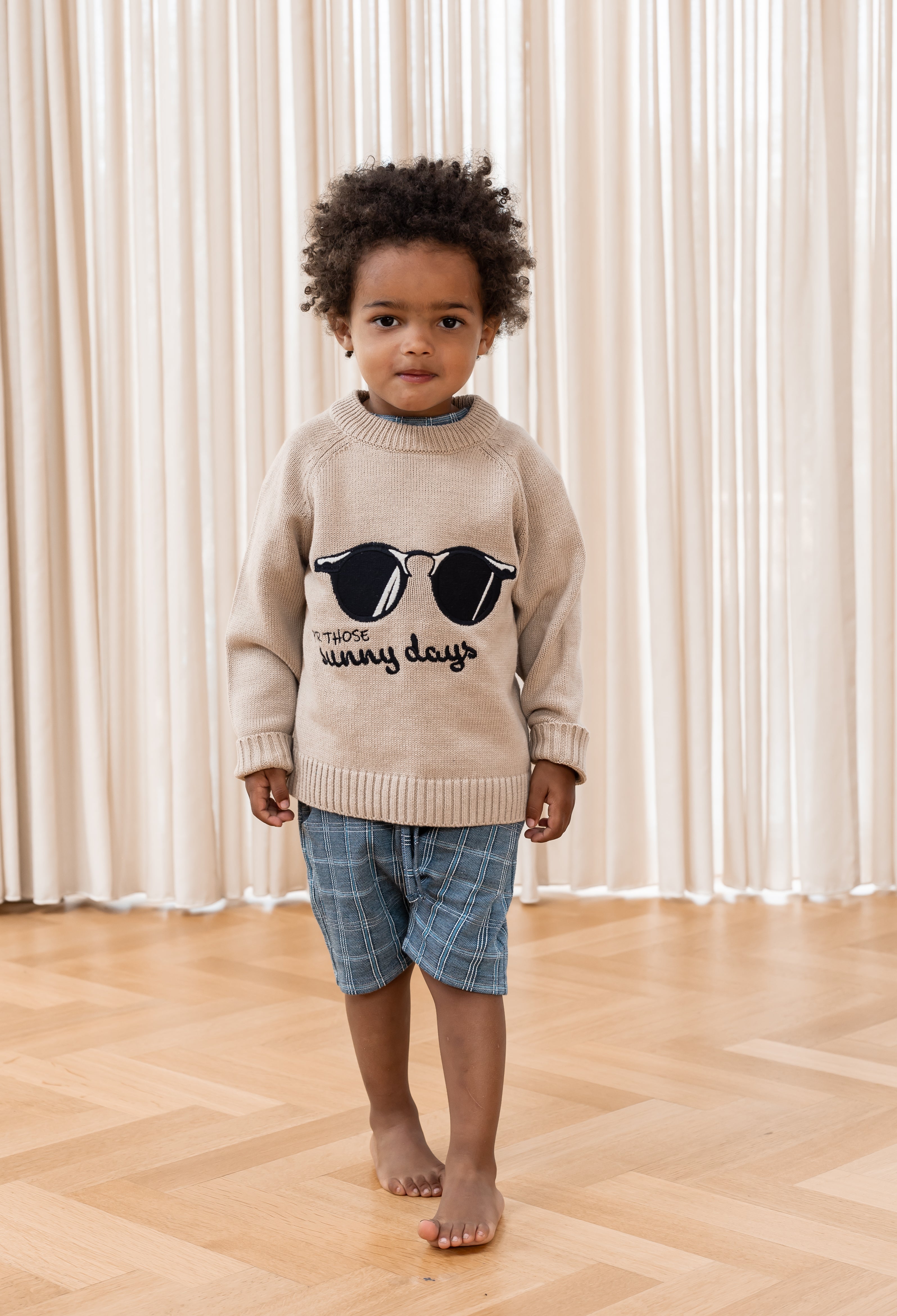 Fliink GLASSY LS PULLOVER HUMUS