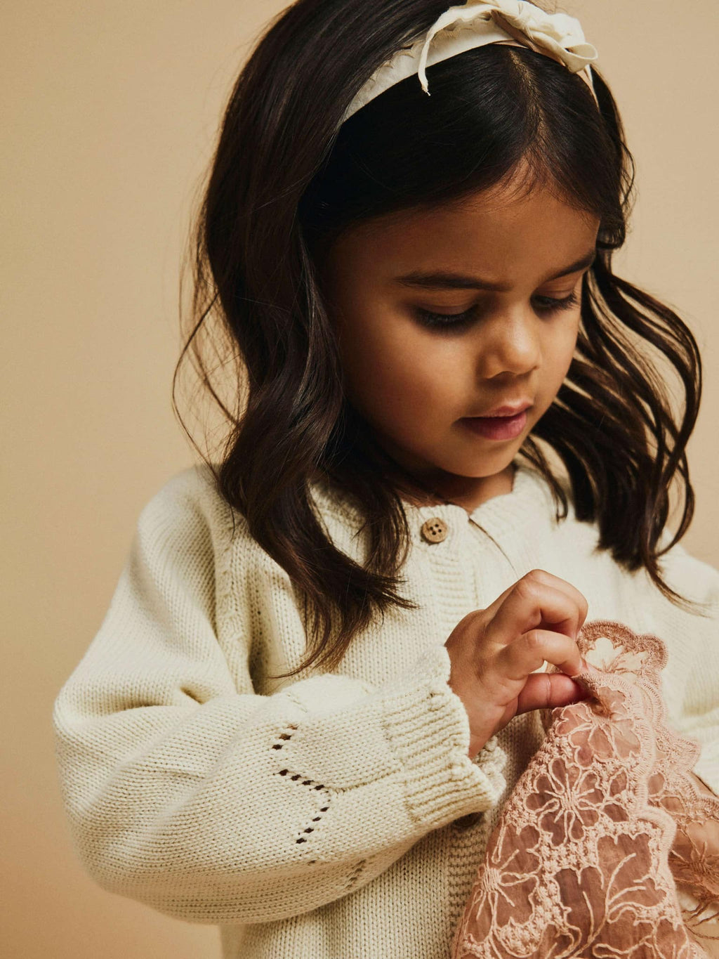 Lil Atelier Ramla Big Knit Cardigan