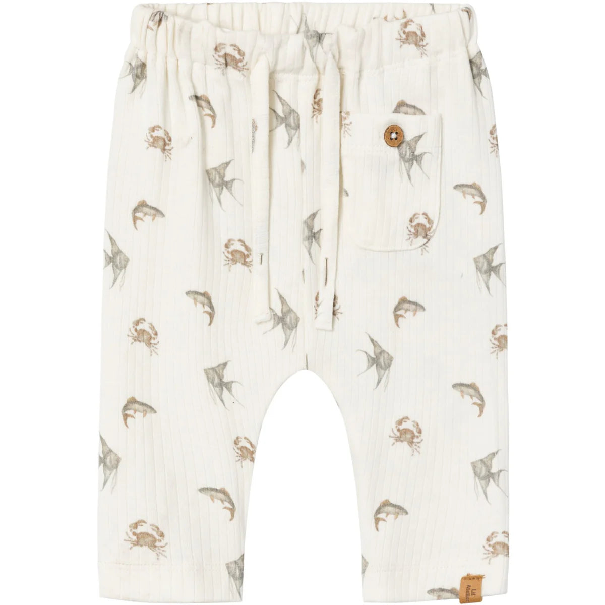 Lil Atelier Gio Loose Pant Coconut Milk/Crab