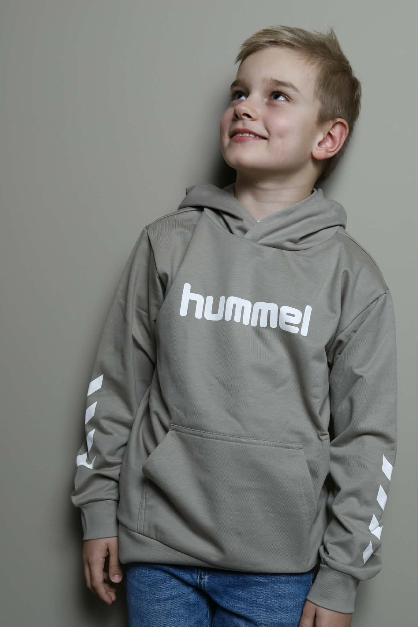 Hummel Logo Hoodie Rock Ridge