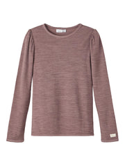 Name it Wyla Wool Top Peppercorn