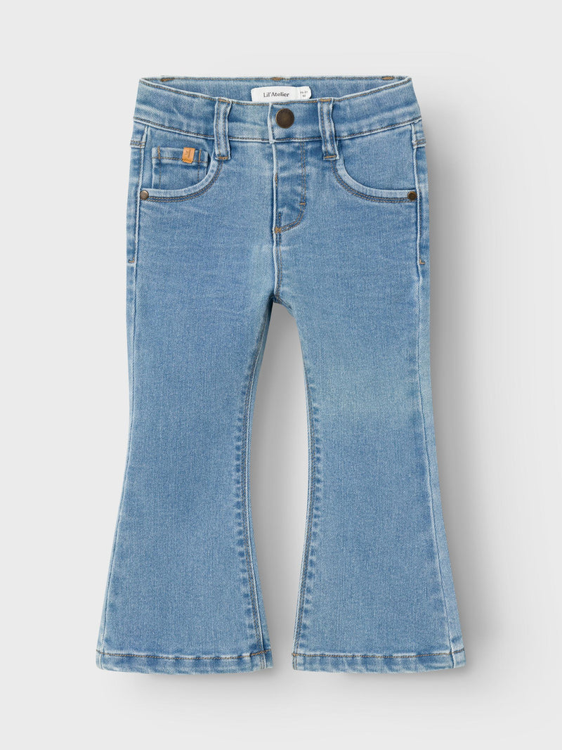 Lil Atelier Salli Boot Jeans Medium Blue Denim