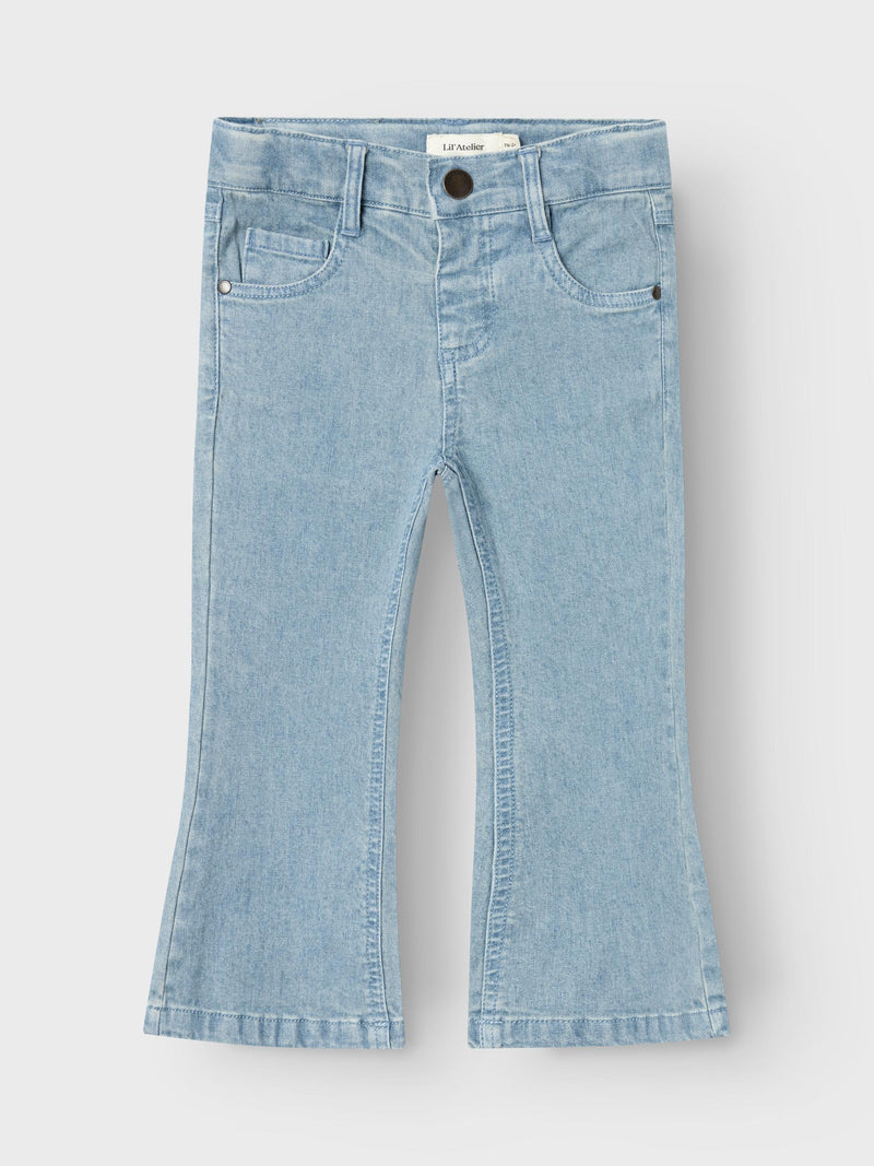 Lil Atelier Salli Slim Boot Jeans Medium Blue Denim