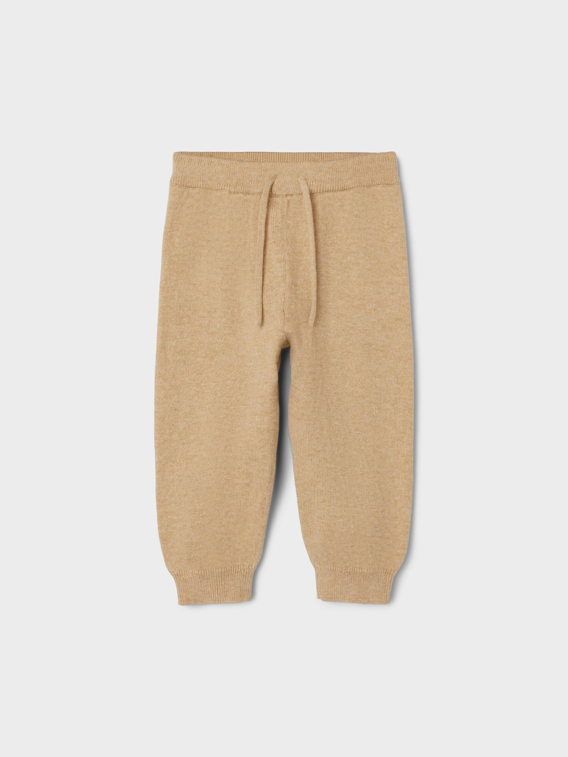 Lil Atelier Nina Knit Pants Warm Sand