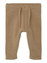 Lil Atelier Floro Knit Pants Chinchilla