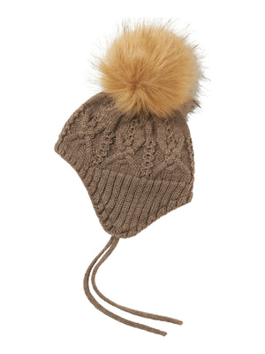 Name it Wrilla Wool Knit Hat Walnut