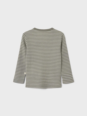 Lil Atelier Fable Fio Wool Top Laurel Oak