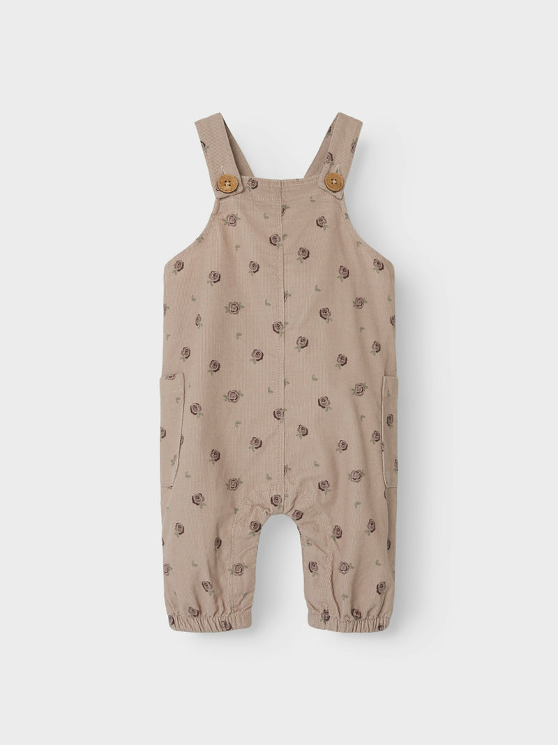 Lil Atelier Nola Floral Cord Overall