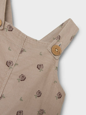 Lil Atelier Nola Floral Cord Overall