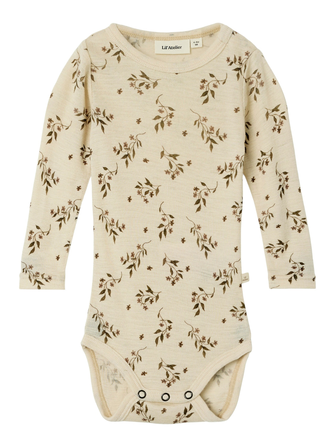 Lil Atelier Nimo Wool Body Sandshell