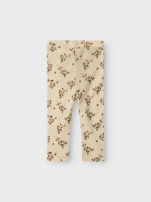 Lil Atelier Nimo Wool Leggings Sandshell