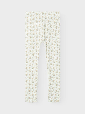 Lil Atelier Gago Leggings Coconut Milk Flower