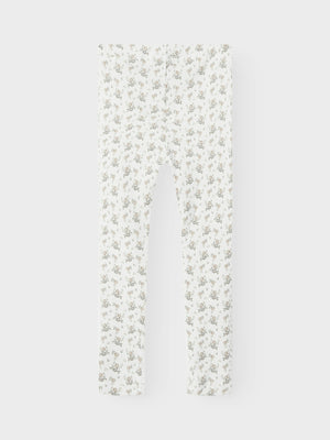 Lil Atelier Gago Leggings Coconut Milk Flower