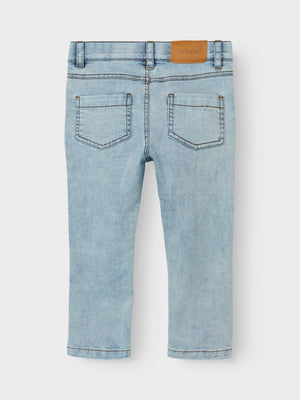 Lil Atelier Rome Reg Jeans Light Blue denil