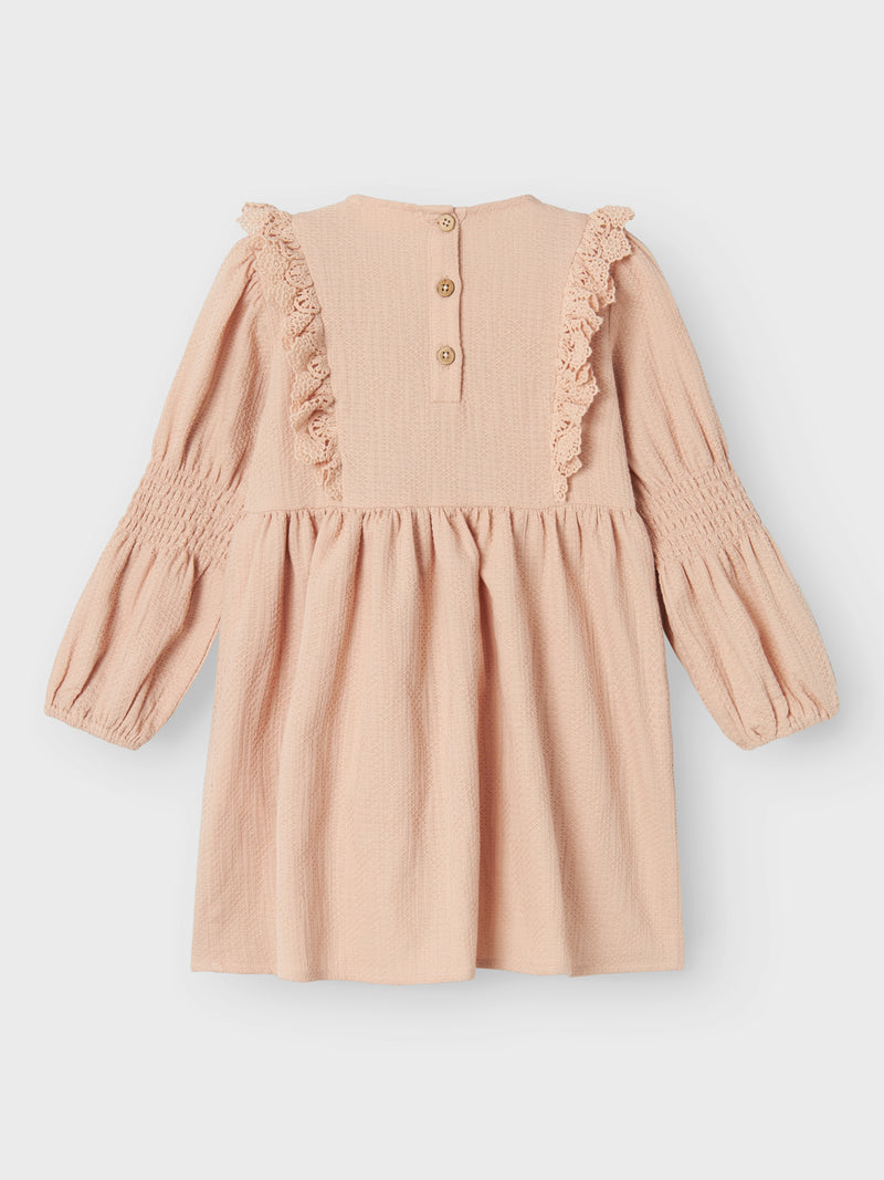 Lil Atelier Rosita Dress Rugby Tan