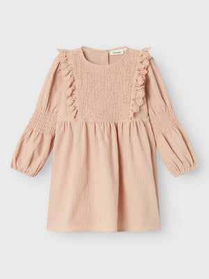 Lil Atelier Rosita Dress Rugby Tan