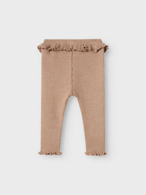 Lil Atelier Sophia Pant Rugby Tan