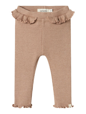 Lil Atelier Sophia Pant Rugby Tan