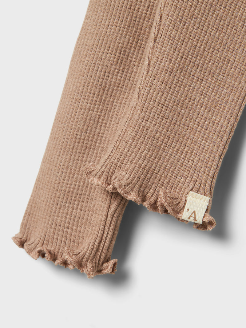 Lil Atelier Sophia Pant Rugby Tan