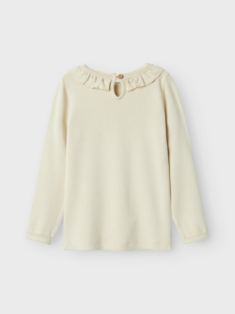 Lil Atelier Saba Sol Slim Top Turtledove