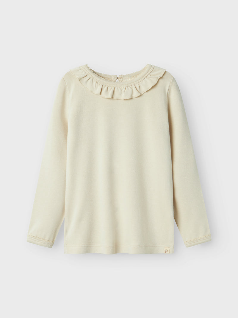 Lil Atelier Saba Sol Slim Top Turtledove