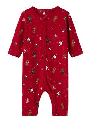 Name it Vismas 2024 Baby Nightsuit Jester Red