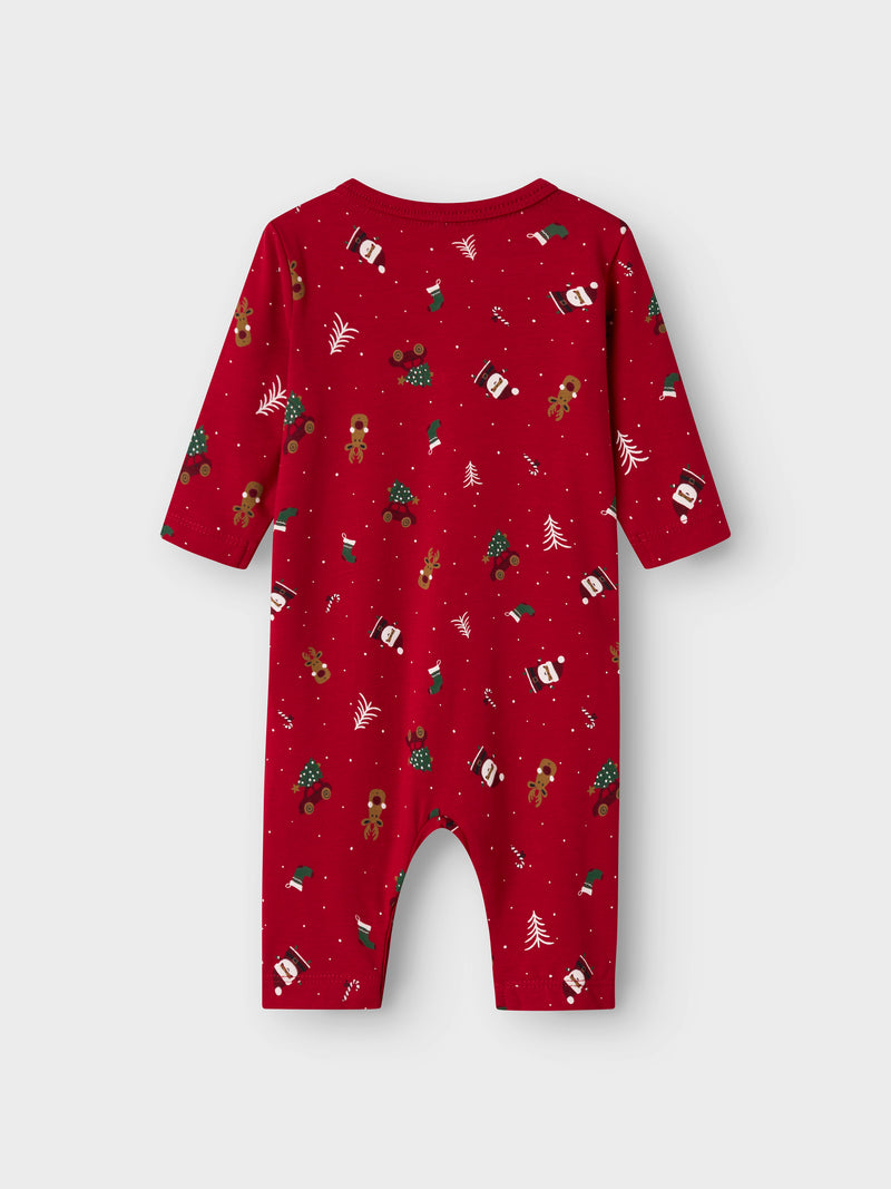 Name it Vismas 2024 Baby Nightsuit Jester Red