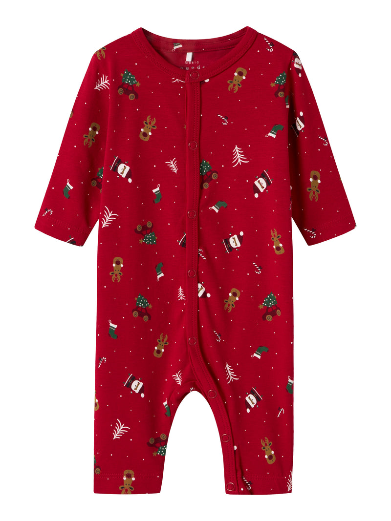 Name it Vismas 2024 Baby Nightsuit Jester Red