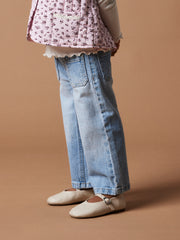 Name it Salli Wide Jeans Light Blue Denim