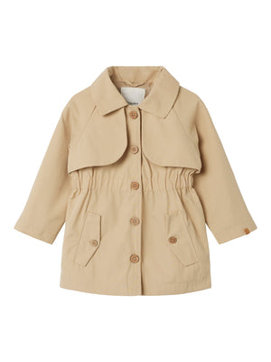 Lil Atelier Madelin Trenchcoat Warm Sand