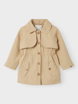 Lil Atelier Madelin Trenchcoat Warm Sand