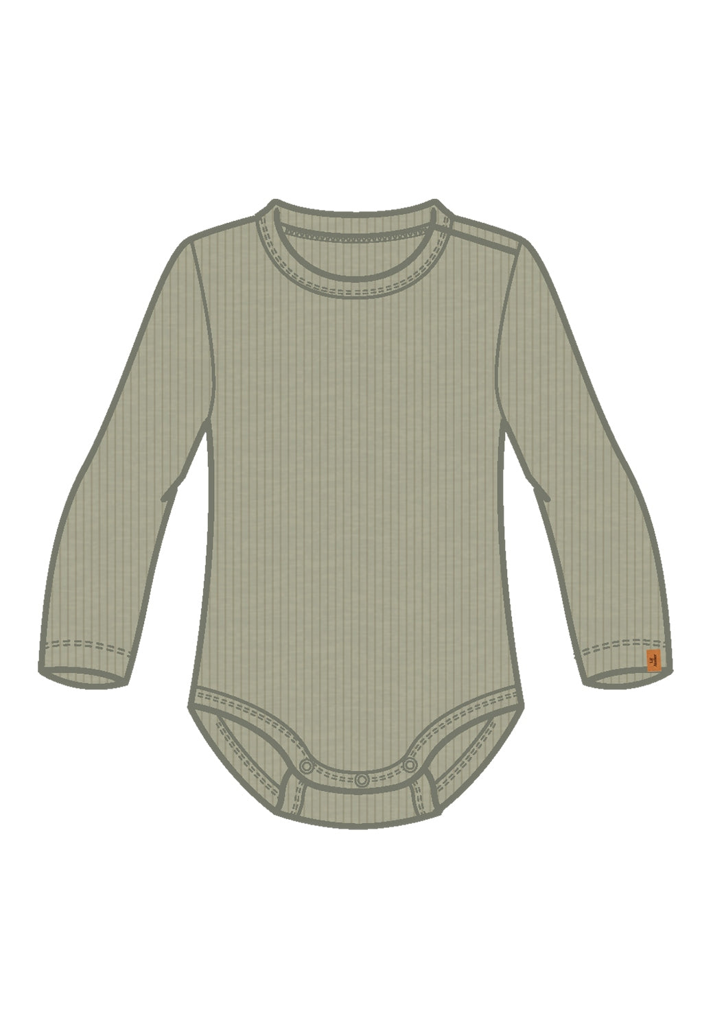 Lil Atelier Gago Fan Body Moss Gray