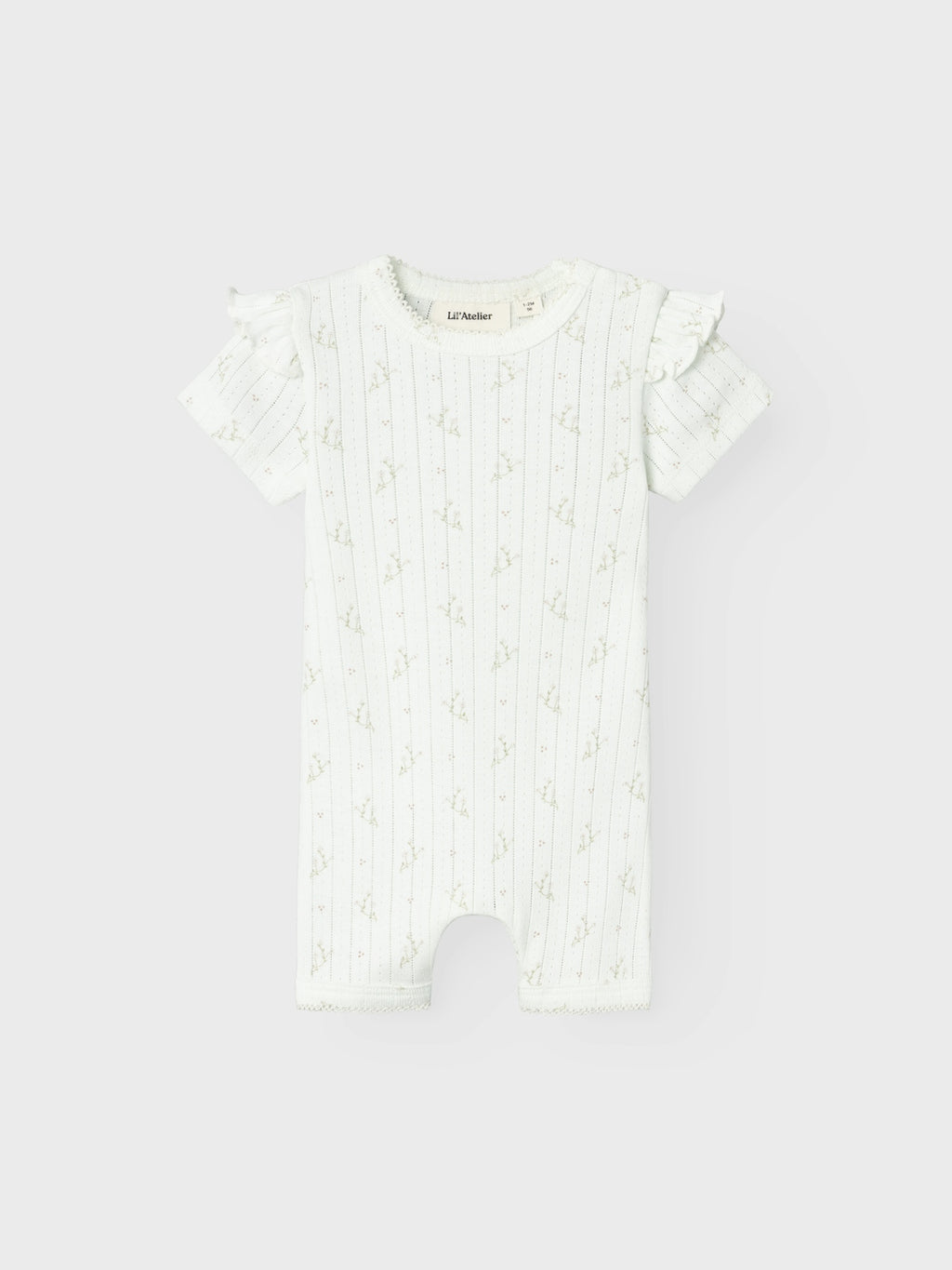 Lil Atelier Rachello Sunsuit Coconut Milk