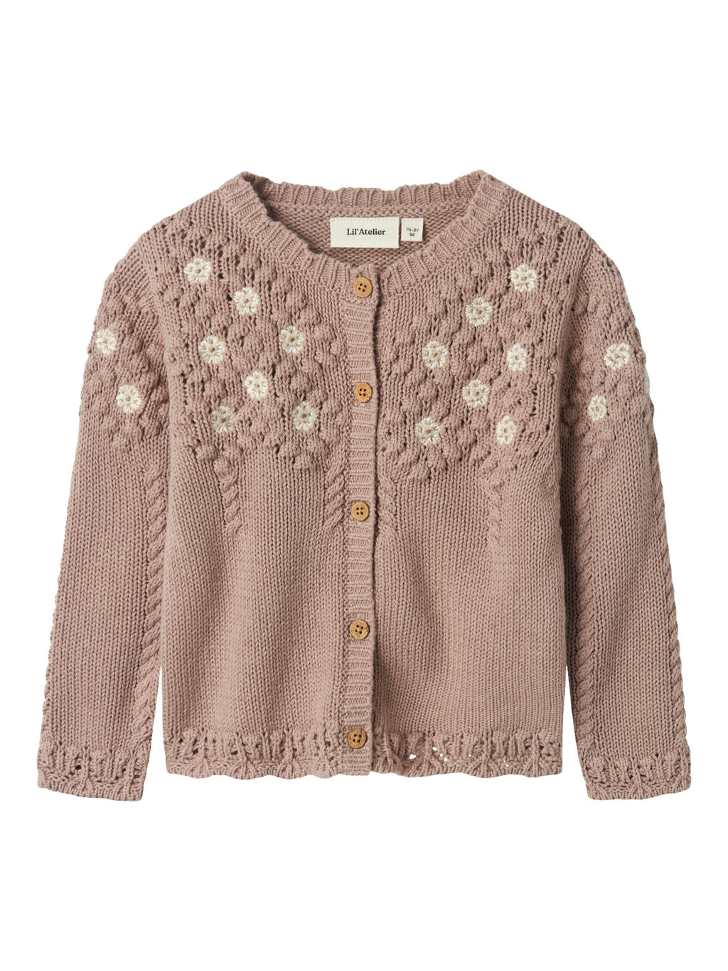 Lil Atelier Brianna Knit Cardigan Etherea