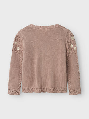 Lil Atelier Brianna Knit Cardigan Etherea