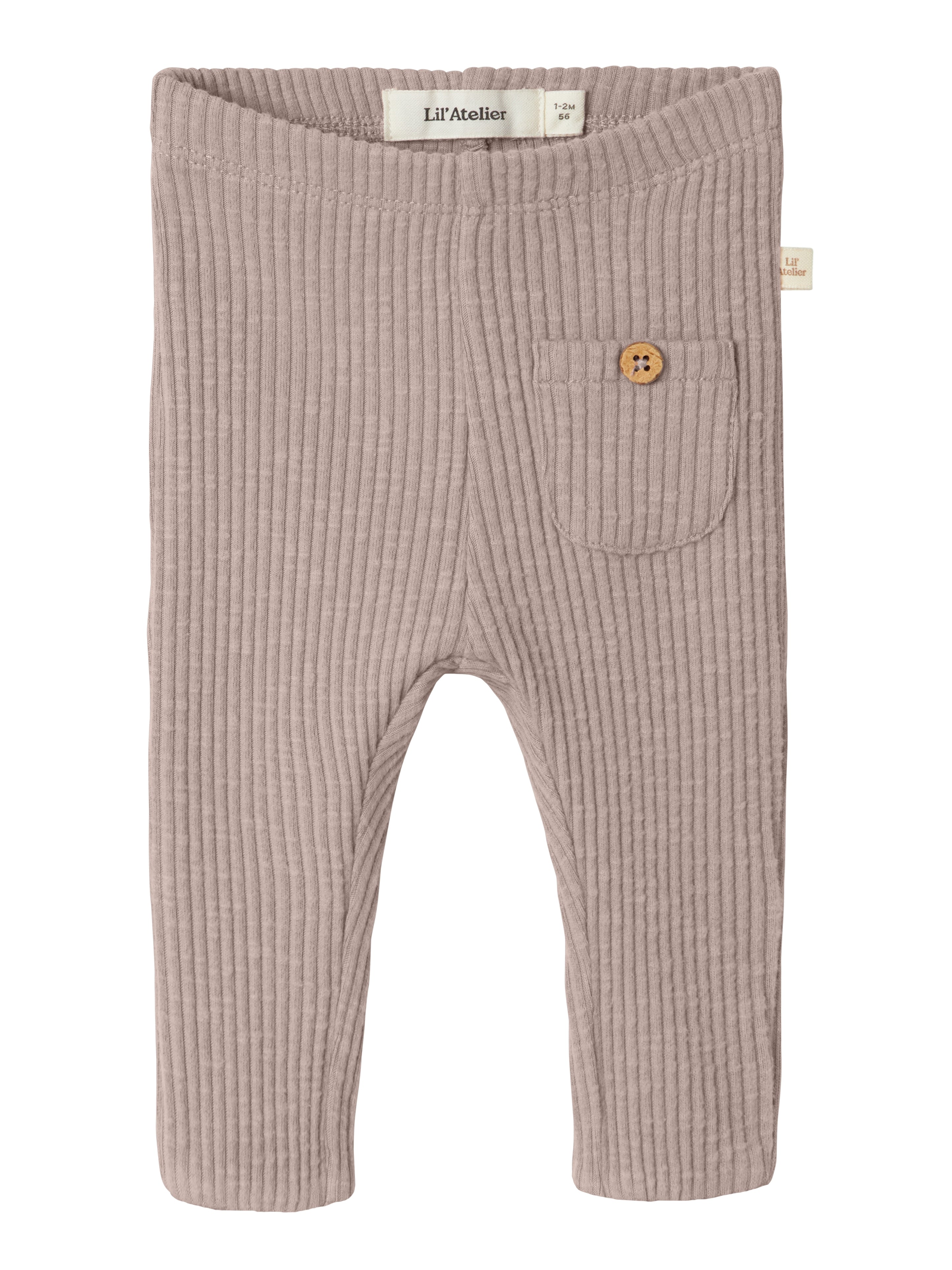 Lil Atelier Raja Sky Slim Leggings Shadow Gray