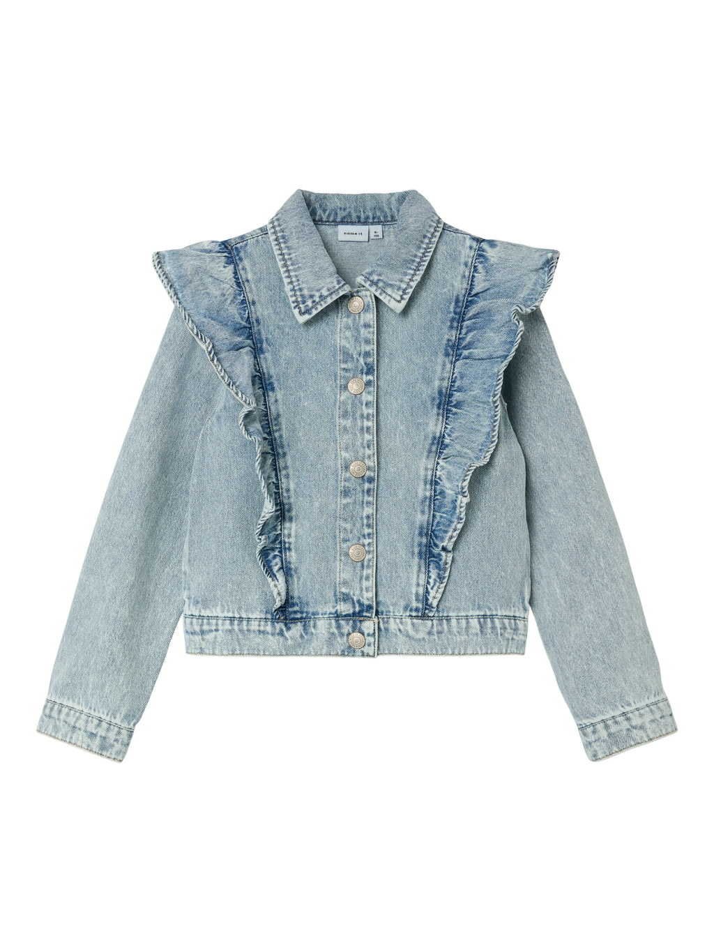 Name it Lana Denim Jacket Light Blue Bleached Denim